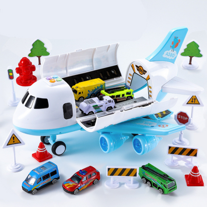 Flugzeug Spielset mit Fahrzeugen und Zubehör ab 3 Jahren