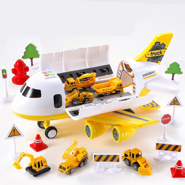 Flugzeug Spielset mit Fahrzeugen und Zubehör ab 3 Jahren