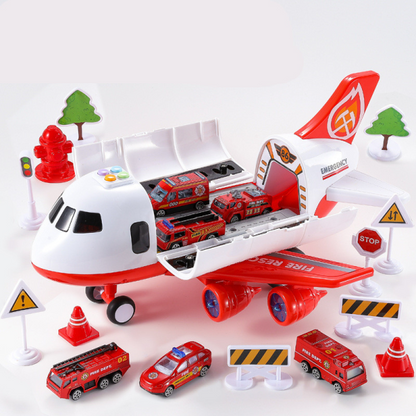 Flugzeug Spielset mit Fahrzeugen und Zubehör ab 3 Jahren
