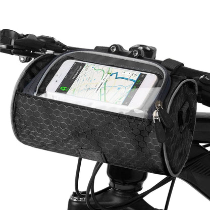 Fahrradlenkertasche | Touchscreen-Handyfenster & wasserdicht | Kompakt