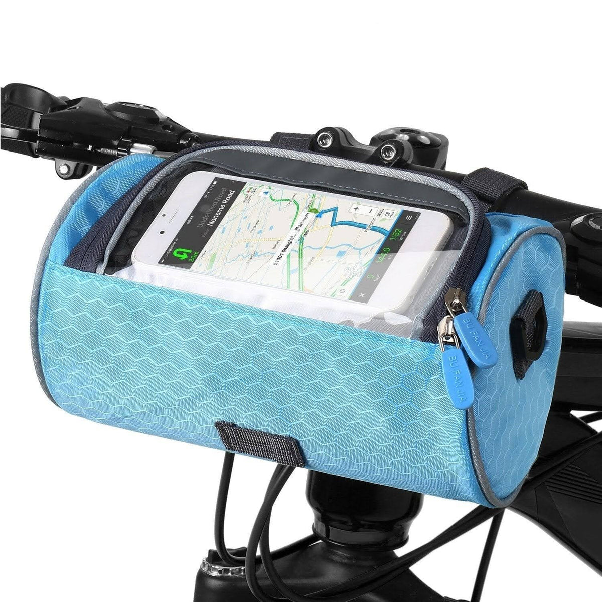 Fahrradlenkertasche | Touchscreen-Handyfenster & wasserdicht | Kompakt