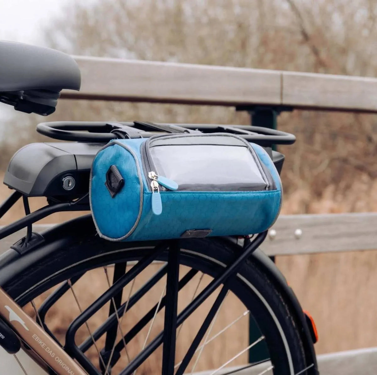 Fahrradlenkertasche | Touchscreen-Handyfenster & wasserdicht | Kompakt