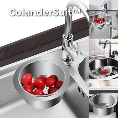 ColanderSuit™ | Schwanen-Siebkorb aus Edelstahl