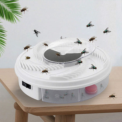 SilentCatch™ | Fliegenfalle – Leise Insektenfalle ohne Chemie, Ködersystem für Innen & Außen