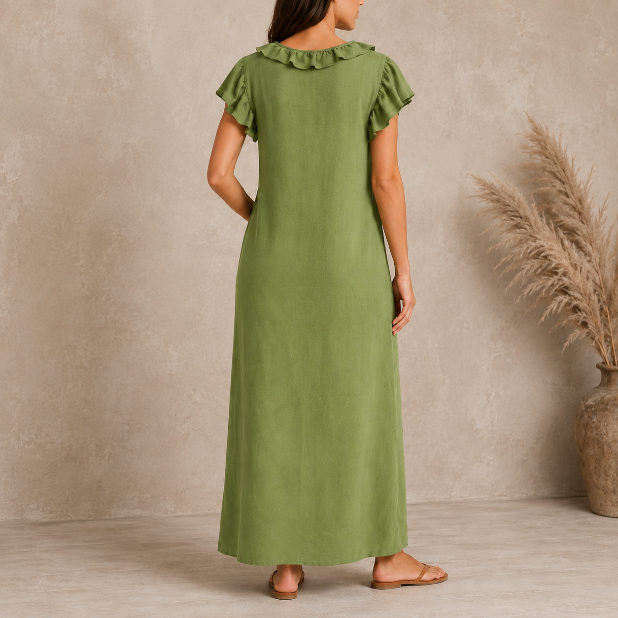 Florenza – Müheloses Maxikleid mit Taschen