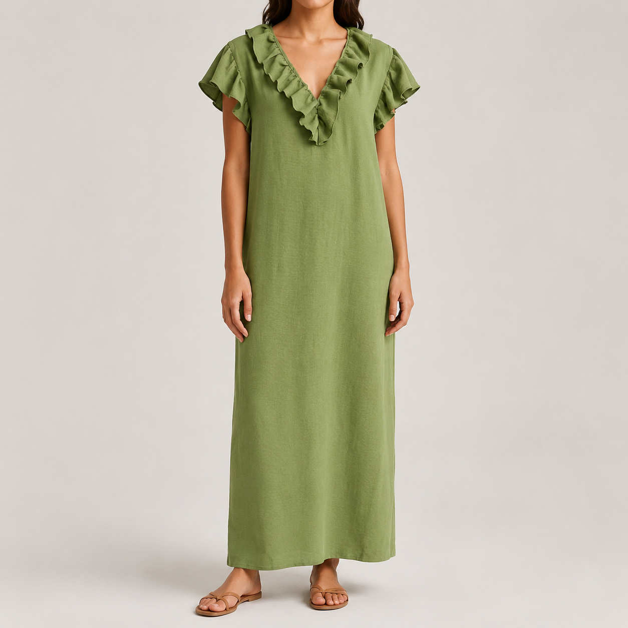 Florenza – Müheloses Maxikleid mit Taschen