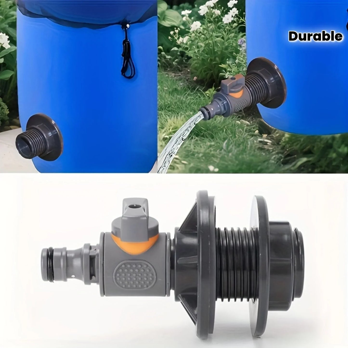 Gartenhahn-Adapter DN15 für Regentonnen 2er-Set | RainConnect™