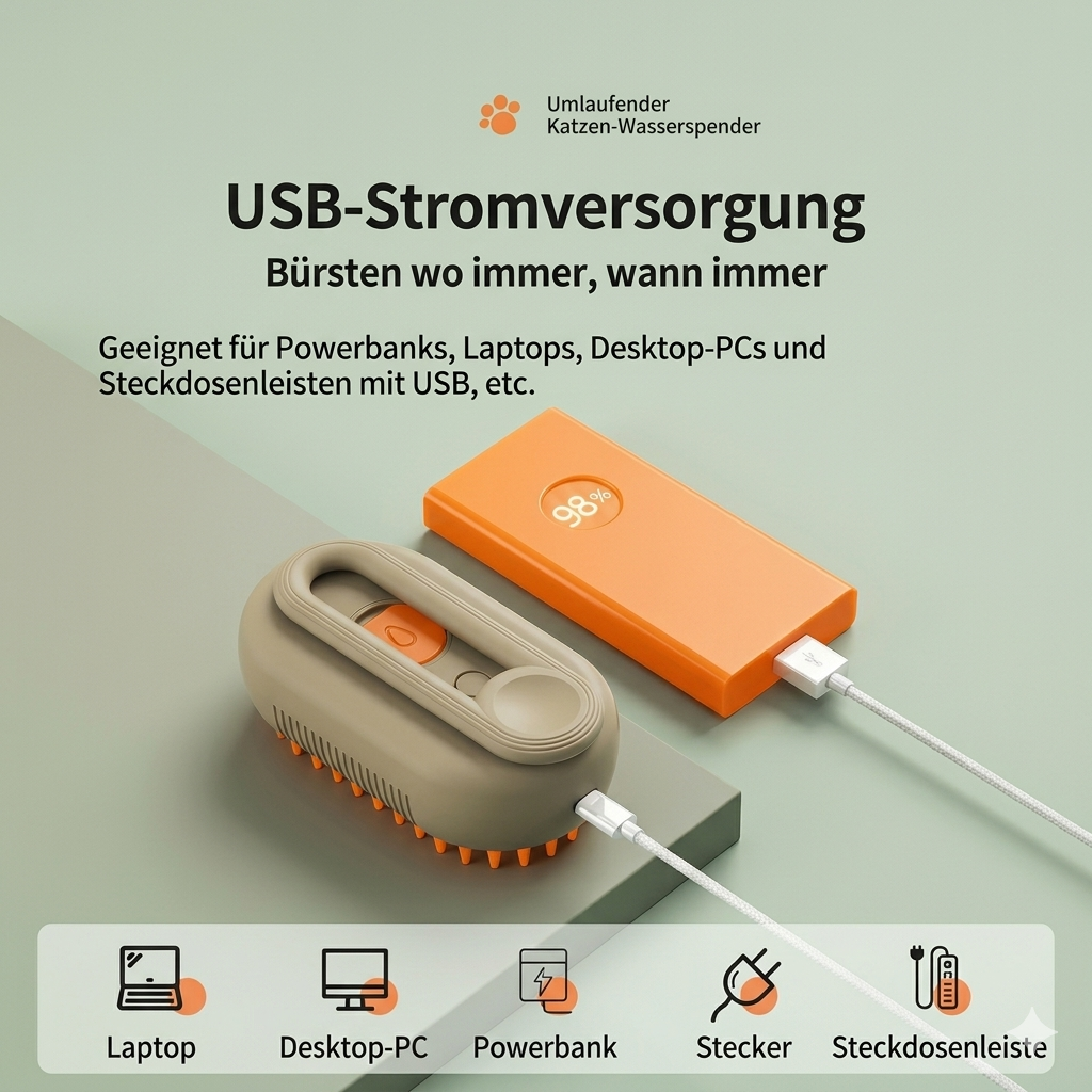 FurEase™ 3-in-1 Spraybürste | Verwandeln Sie Fellpflege in ein stressfreies Verwöhnritual für strahlend saubere Möbel und glückliche Haustiere