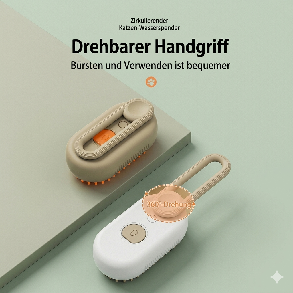 FurEase™ 3-in-1 Spraybürste | Verwandeln Sie Fellpflege in ein stressfreies Verwöhnritual für strahlend saubere Möbel und glückliche Haustiere