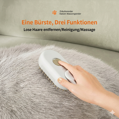 FurEase™ 3-in-1 Spraybürste | Verwandeln Sie Fellpflege in ein stressfreies Verwöhnritual für strahlend saubere Möbel und glückliche Haustiere