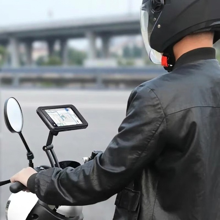 Wasserdichte Fahrrad-Handyhalterung mit Touch-Fenster