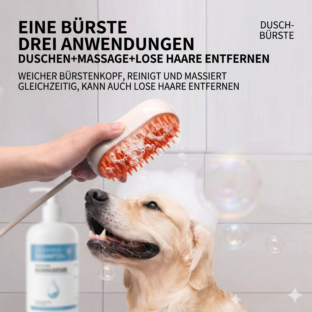 FurEase™ 3-in-1 Spraybürste | Verwandeln Sie Fellpflege in ein stressfreies Verwöhnritual für strahlend saubere Möbel und glückliche Haustiere