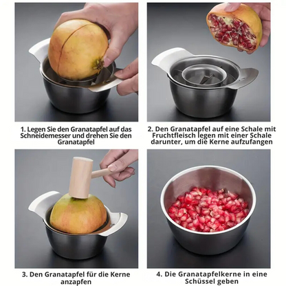 Granatapfel-Entkerner Anleitung