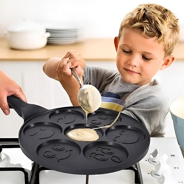 Pfannkuchen backen mit Kind