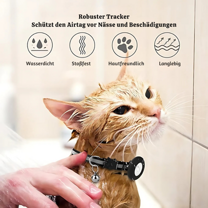 GPS-Tracker Halsband ohne Abo für Haustiere | PawTrack Pro