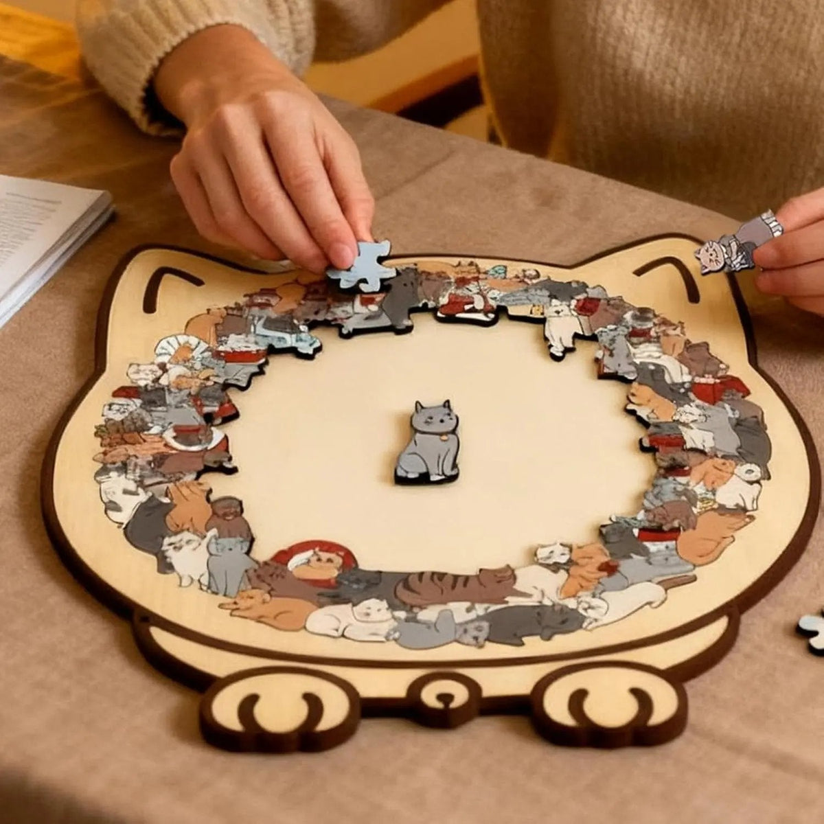 Holzpuzzle Katze 135 Teile