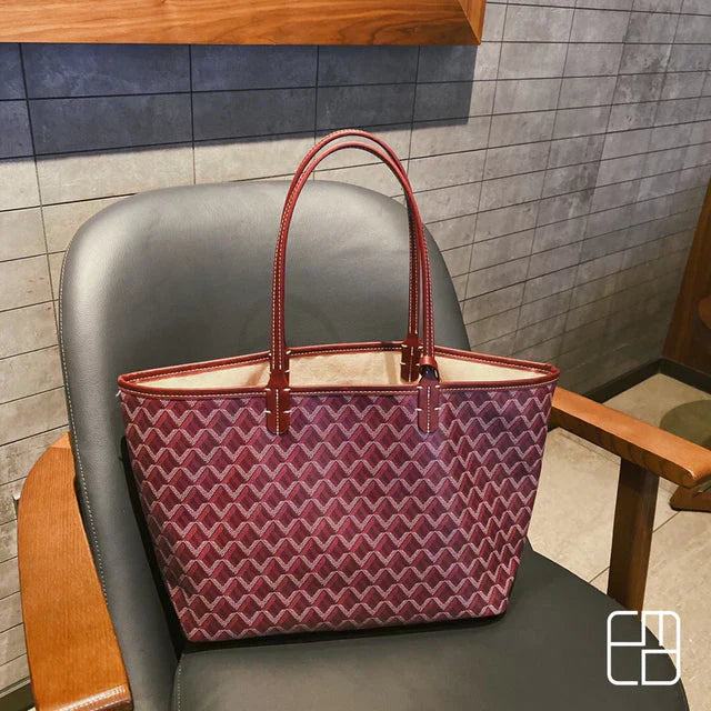 Damen Handtasche | Geräumige Schultertasche mit mehreren Fächern, Reißverschluss und verstellbarem Tragegurt