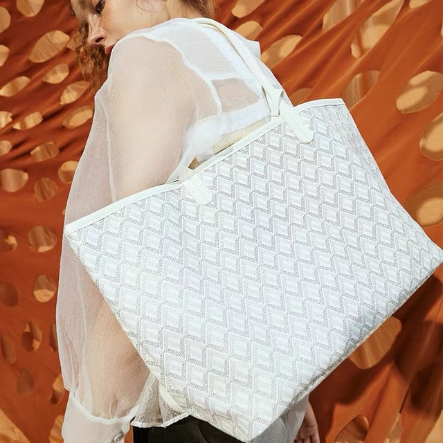 Damen Handtasche | Geräumige Schultertasche mit mehreren Fächern, Reißverschluss und verstellbarem Tragegurt
