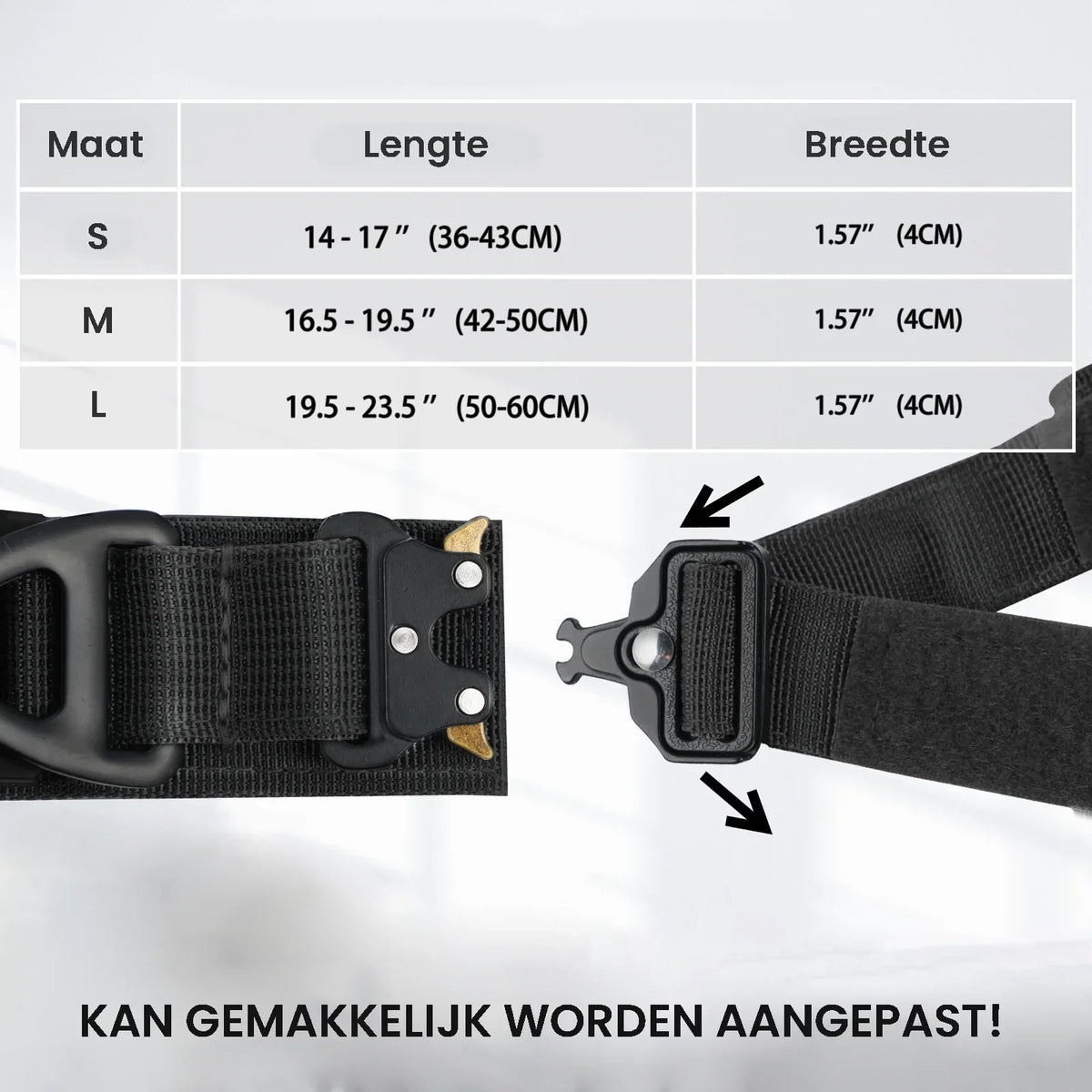 Hundehalsband mit Tracker-Halter und Griff aus robustem Nylon