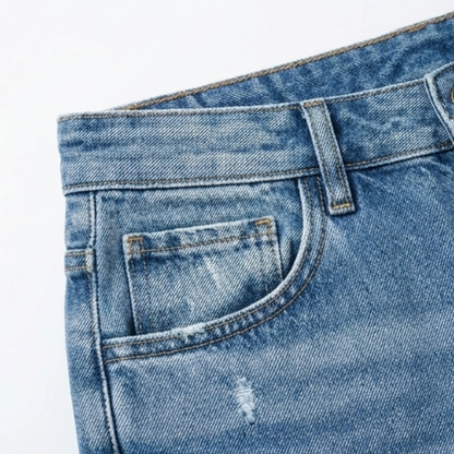 Vivara™ Jeans | Vintage-Look mit Fransen-Saum, perfekt für jeden Anlass