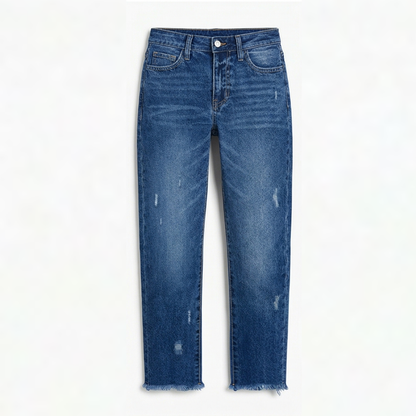 Vivara™ Jeans | Vintage-Look mit Fransen-Saum, perfekt für jeden Anlass