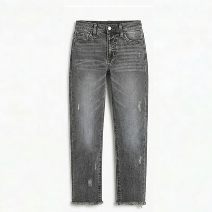 Vivara™ Jeans | Vintage-Look mit Fransen-Saum, perfekt für jeden Anlass