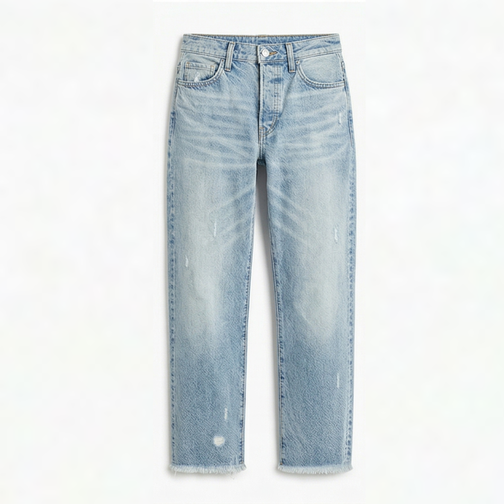 Vivara™ Jeans | Vintage-Look mit Fransen-Saum, perfekt für jeden Anlass