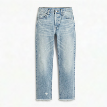Vivara™ Jeans | Vintage-Look mit Fransen-Saum, perfekt für jeden Anlass
