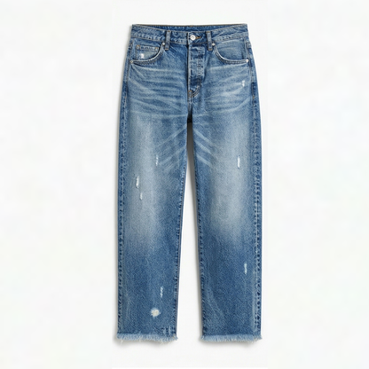 Vivara™ Jeans | Vintage-Look mit Fransen-Saum, perfekt für jeden Anlass