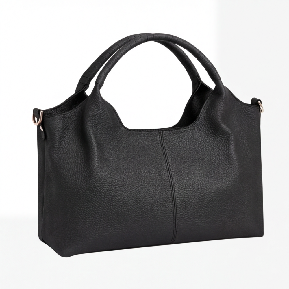 AmberCurve™ | Weiche Leder-Hobo-Tasche mit mehreren Fächern