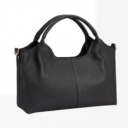 AmberCurve™ | Weiche Leder-Hobo-Tasche mit mehreren Fächern