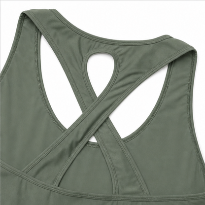 Solana – 3-teiliges Bade-Set mit Überwurf, Tanktop und Shorts