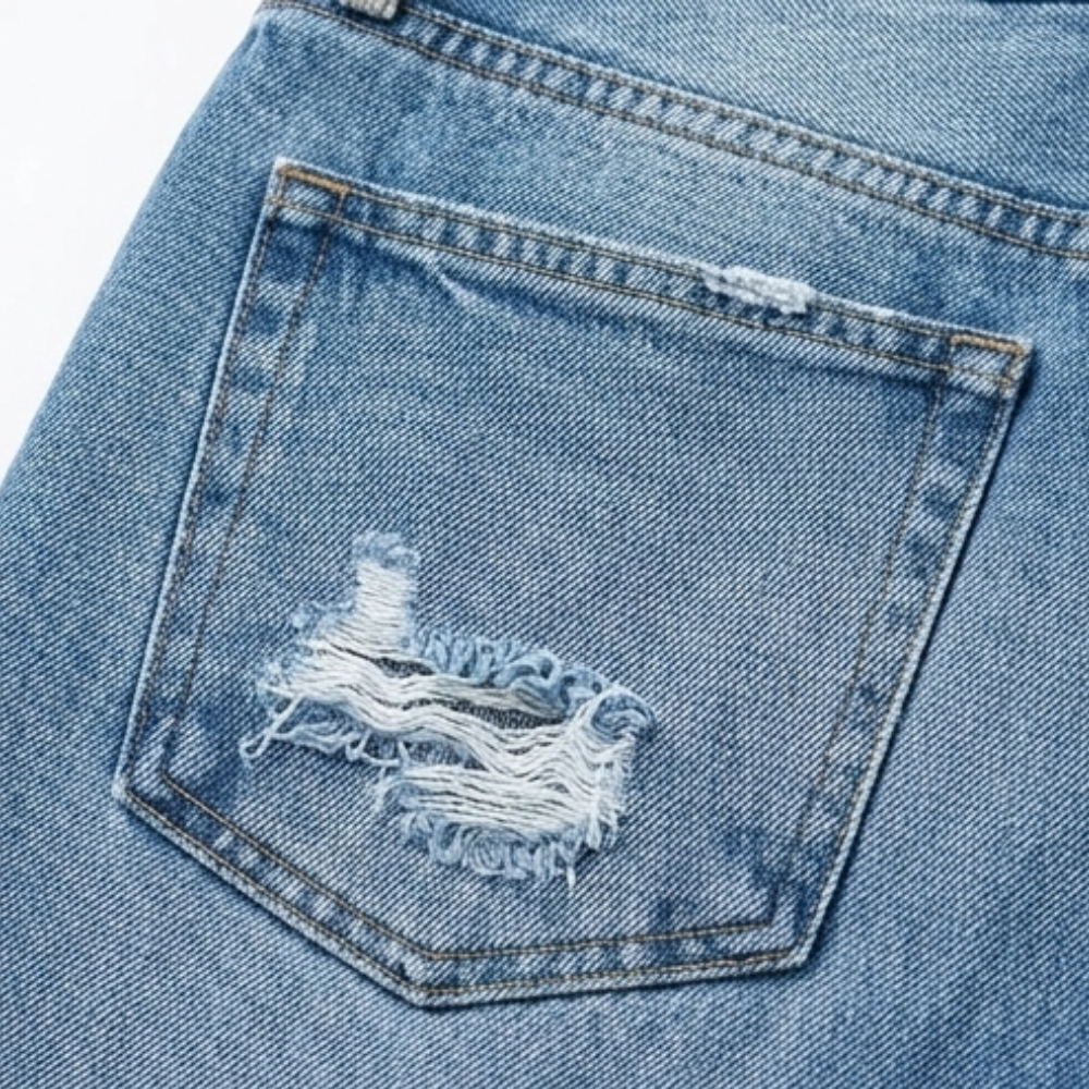 Vivara™ Jeans | Vintage-Look mit Fransen-Saum, perfekt für jeden Anlass