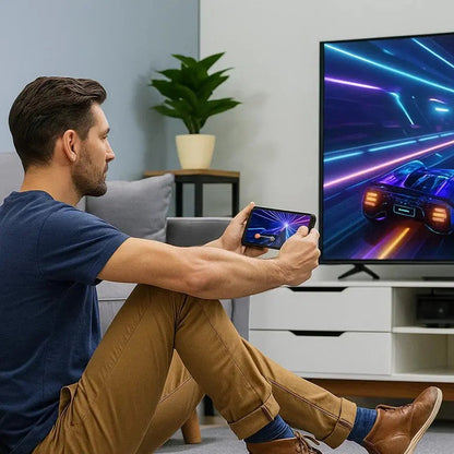1+1 GRATIS | Jetzt Inhalte sofort spiegeln – Kabelloser 1080p-Mirror-Adapter