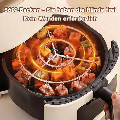 GrillEase™ | Airfryer Kebab Grill – Sauberes Grillen ohne Rauch & wenig Öl