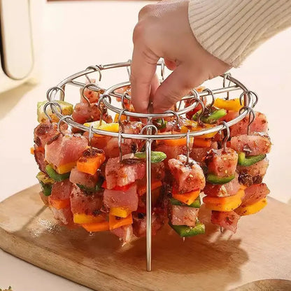GrillEase™ | Airfryer Kebab Grill – Sauberes Grillen ohne Rauch & wenig Öl