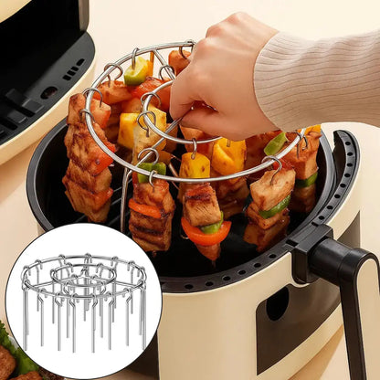 GrillEase™ | Airfryer Kebab Grill – Sauberes Grillen ohne Rauch & wenig Öl