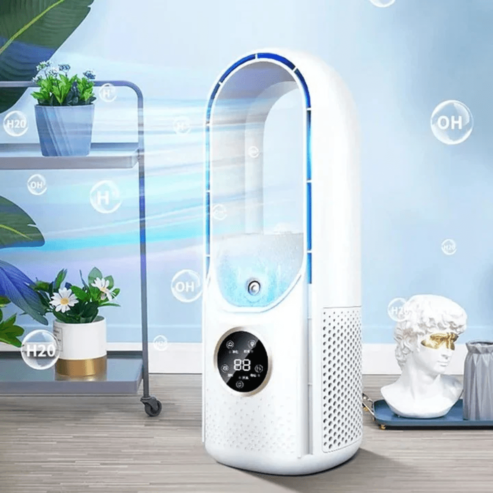 BreezeCube™ Mini Turmventilator – Der leise Sommer-Begleiter für jeden Raum