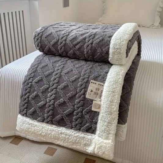 Wendbare Sherpa Kuscheldecke