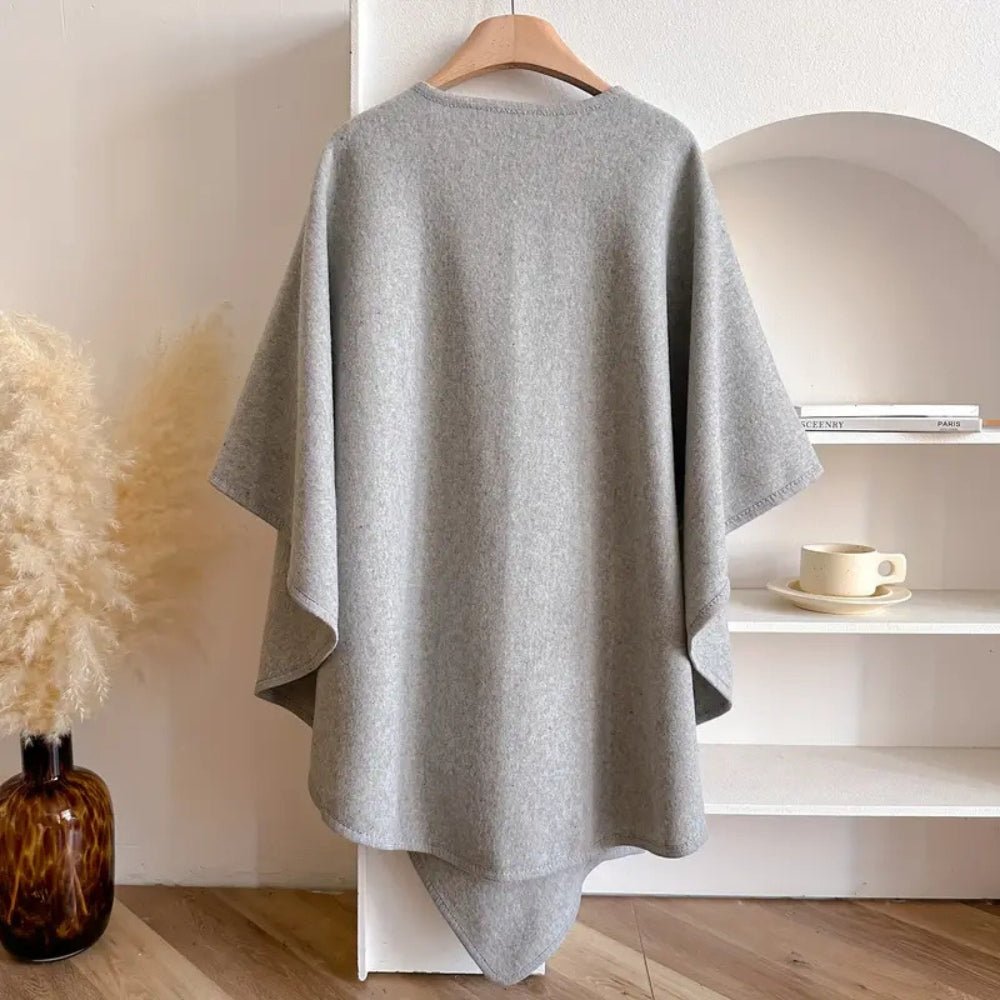 Poncho-Schal-Mantel für Damen