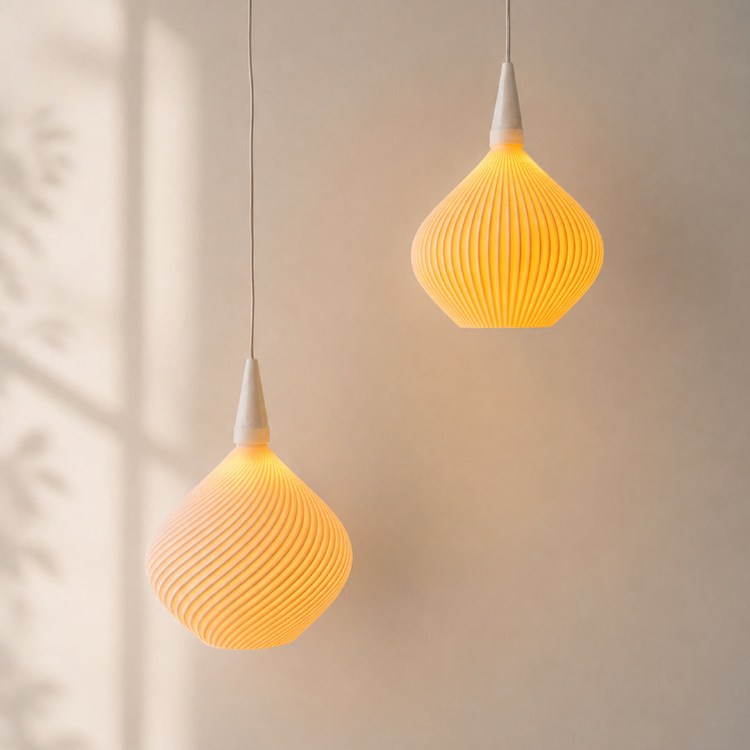 LED Lampenschirm Starter Set mit 2 Leuchten und Netzteil