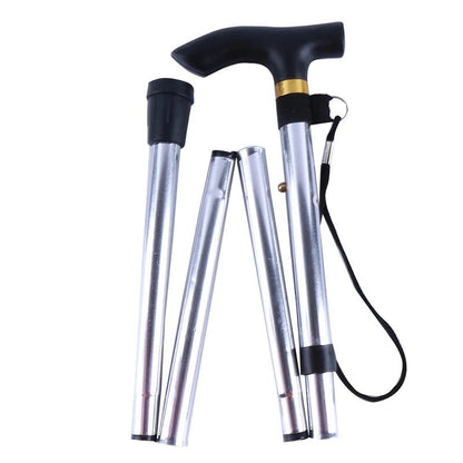 Ergonomische Aluminium-Faltgehstütze höhenverstellbar