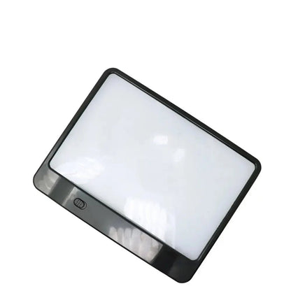 LED Leselupe mit 3 fach Vergrößerung und Vollseiten Linse