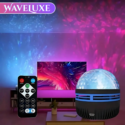 50% Rabatt | WaveLuxe™ – Wasser- & Aurora-Projektor für entspannende, stimmungsvolle Atmosphäre