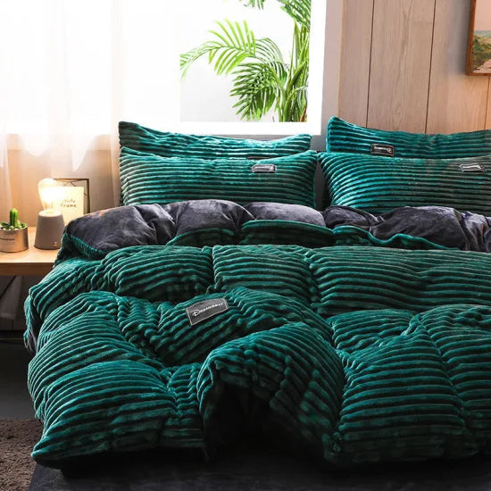 Korallenfleece-Bettbezug extra warm & weich | Restavia™