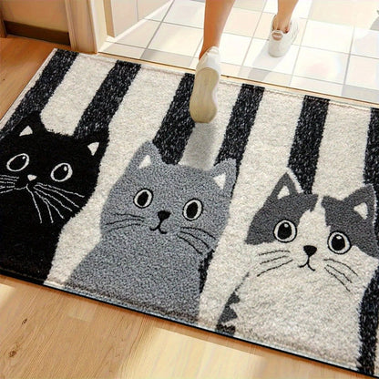 Weiche Oberfläche der Katzen-Fußmatte
