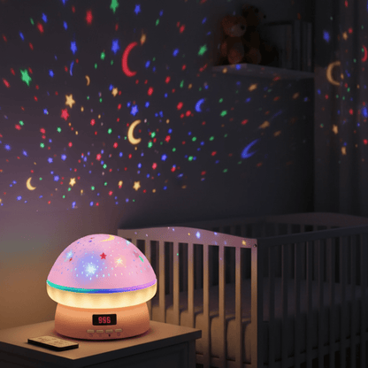 GLOWLIGHT – Magischer Sternenprojektor mit 16 Farben und Timer-Funktion