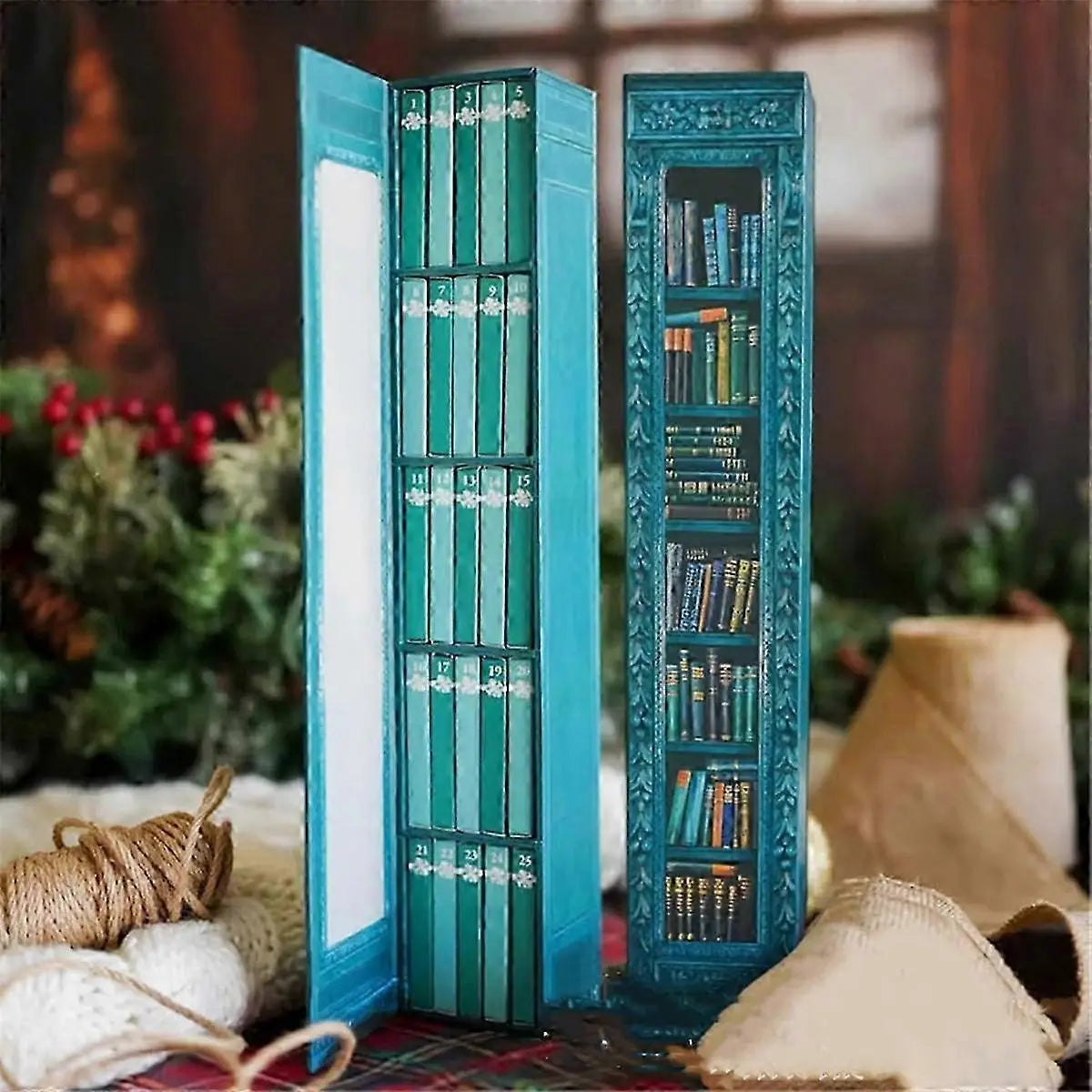 Mini-Buch-Adventskalender mit Schuber