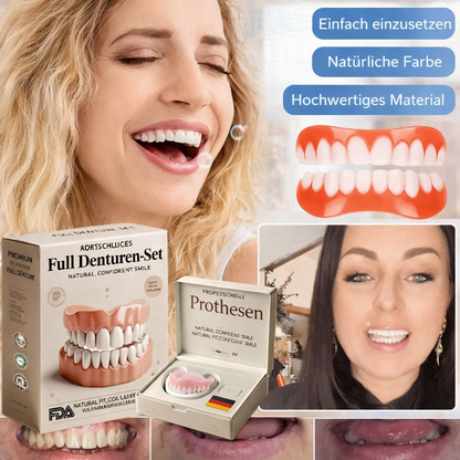 Zahnprothese™ – Natürliches Lächeln, bequeme Passform & wiederverwendbar