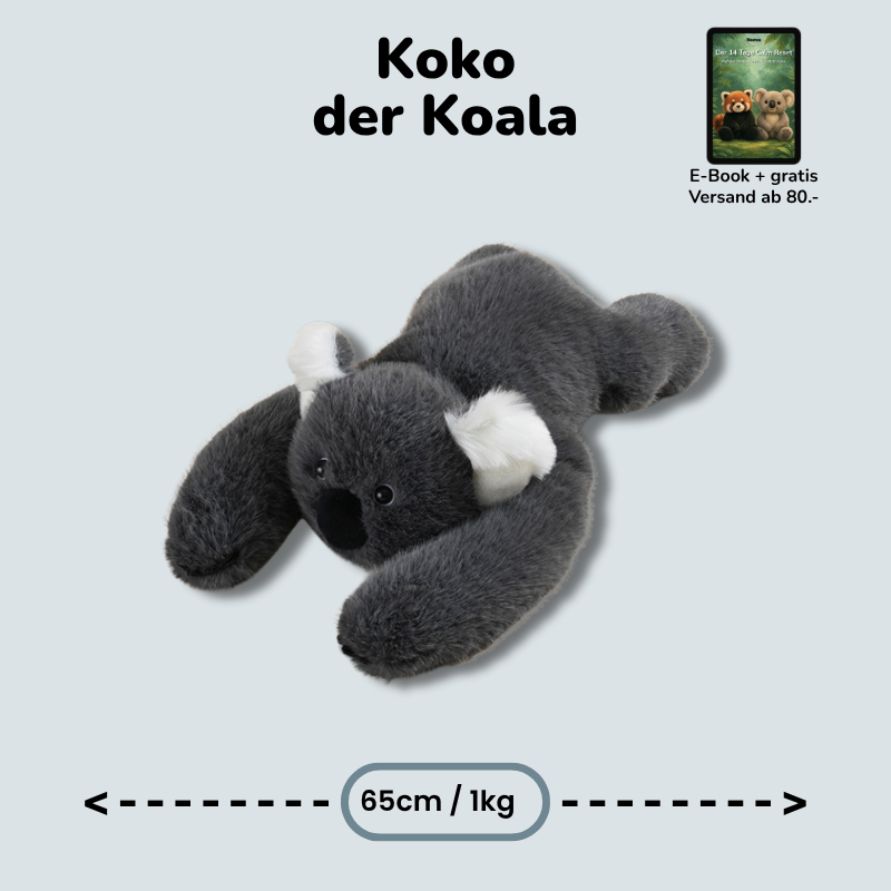 Gewichtetes Plüschtier zum Kuscheln und Entspannen
